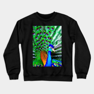 COLORFUL AND STUNNING SURREAL PEACOCK Crewneck Sweatshirt